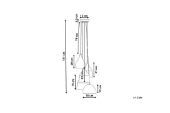 Savio Taklampe 18 cm