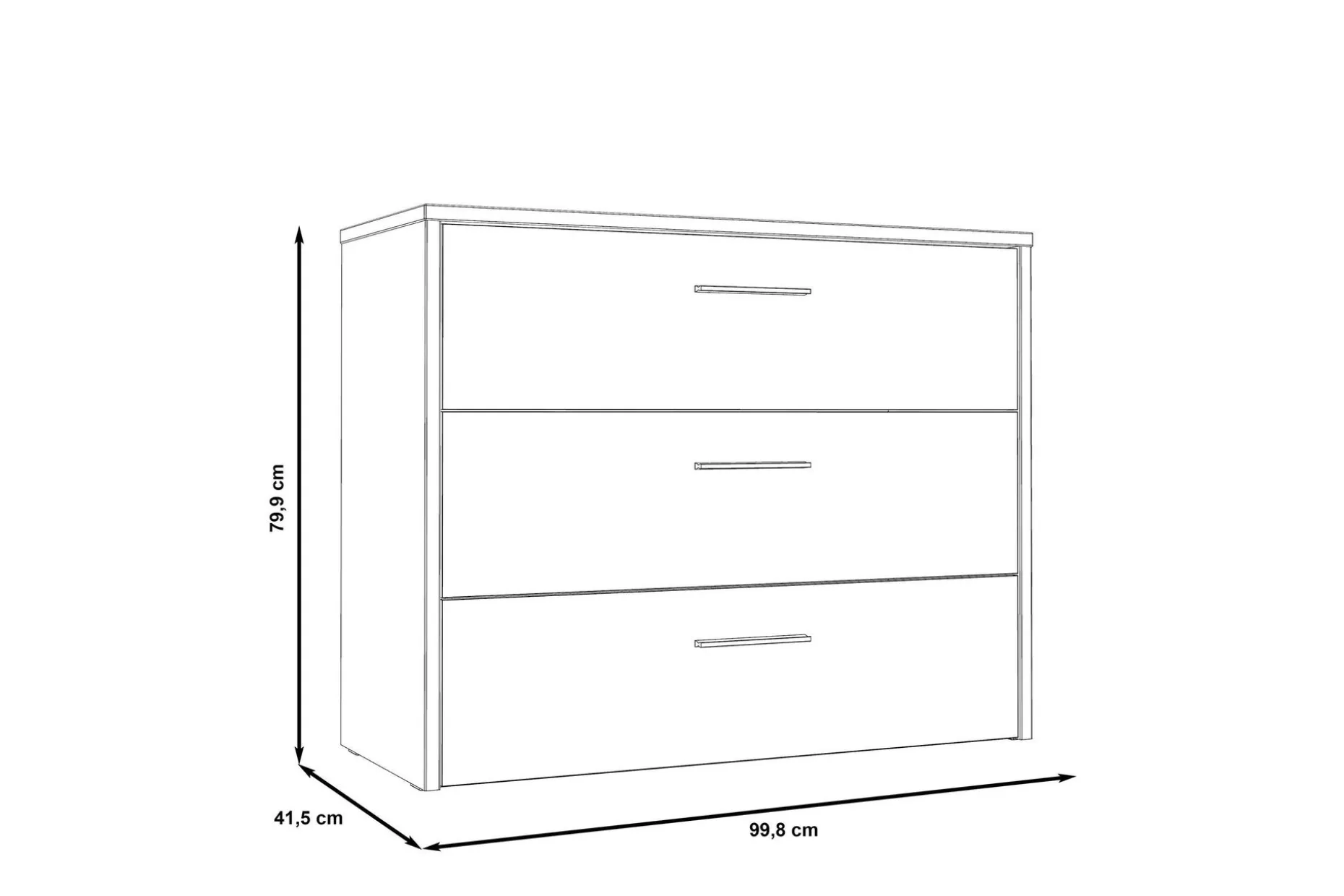 Scrafton Kommode 100 cm