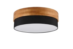 Seasons Taklampe 50 cm E14 Svart/Tre