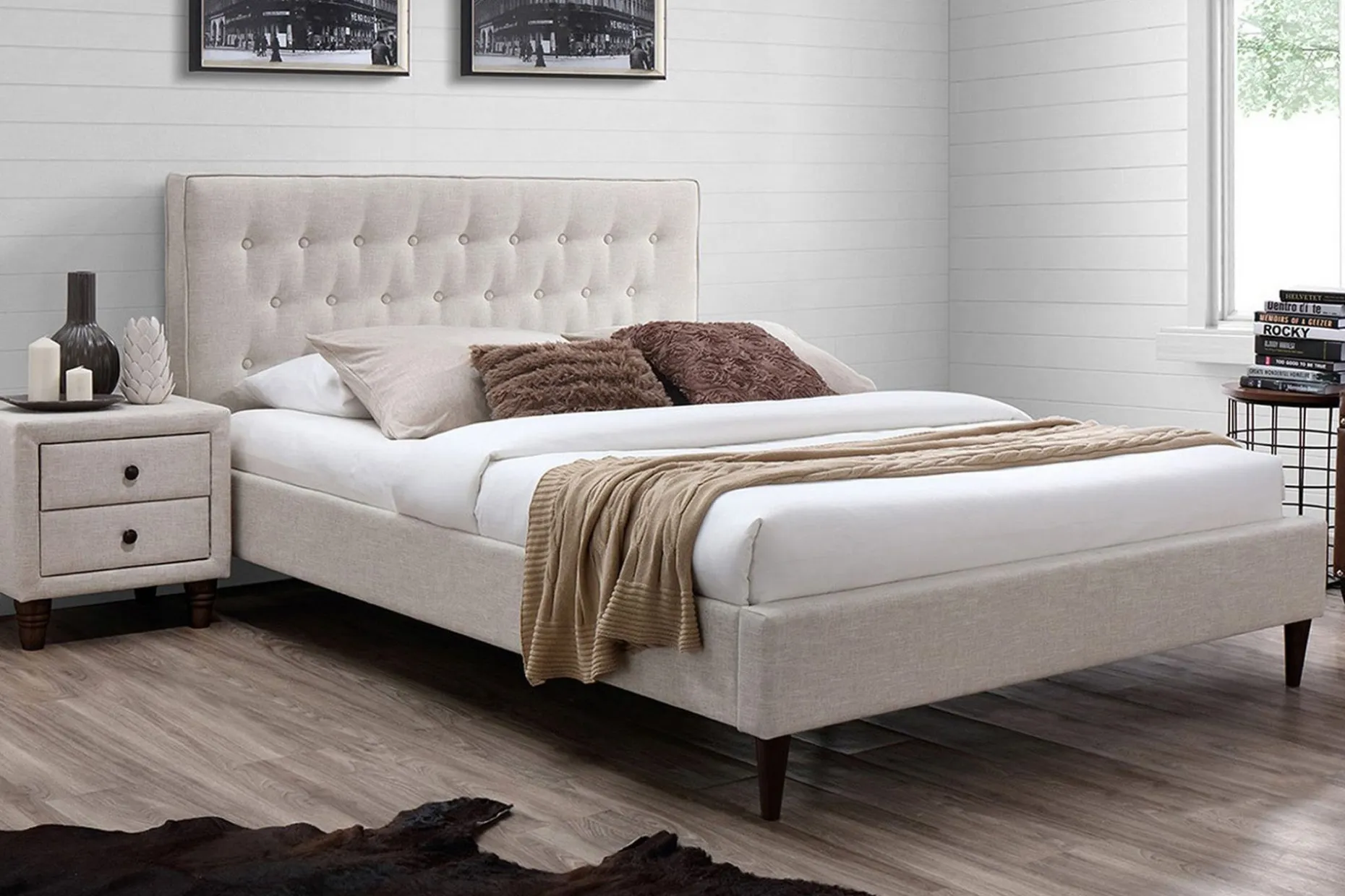 Seng EMILIA med Madrass HARMONY DUO 90x200cm