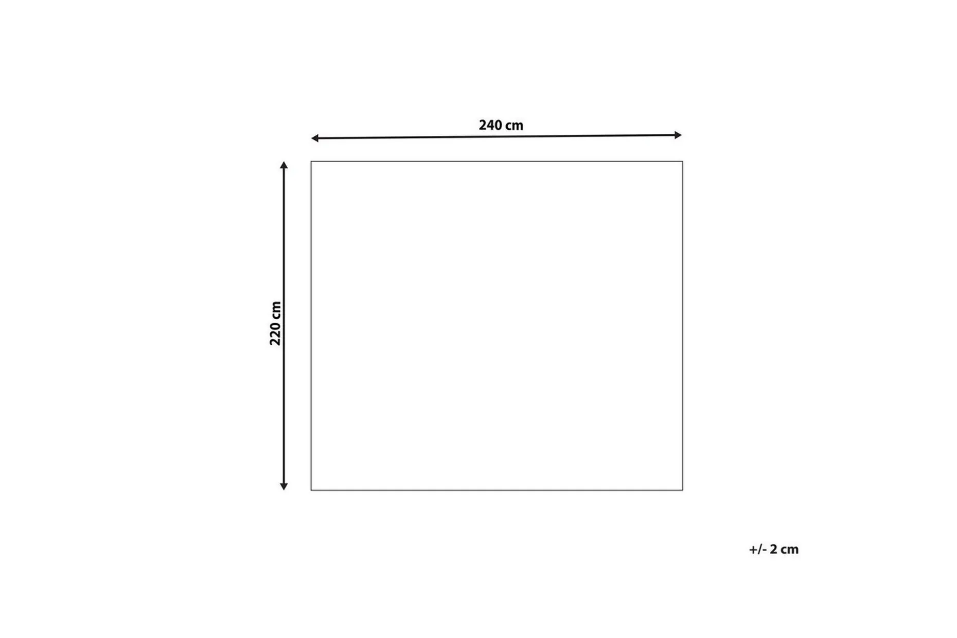 Sengeteppe Kazy 220x240 cm