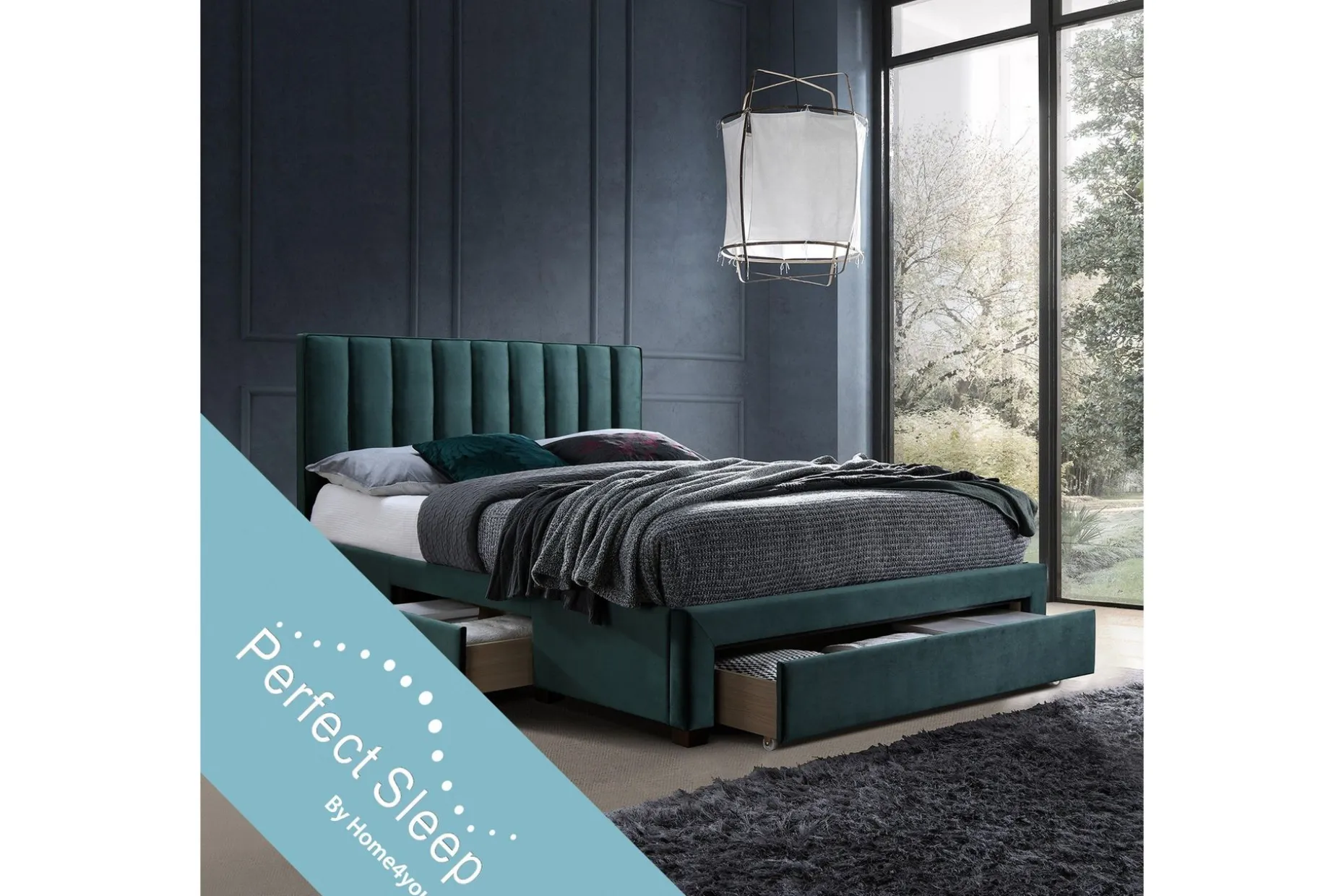 Seng GRACE med madrass HARMONY TOP 160x200cm
