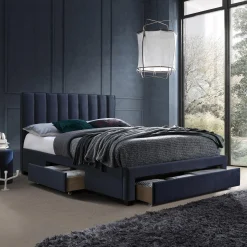 Seng HOME4YOU Grace med madrass Harmony Duo Season 160x200 cm 110x40xh74 cm, melamin med eikebark