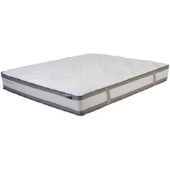 Seng HOME4YOU Jasper 90x200 cm med madrass Harmony Duo 80x40xh85 cm, melamin med eikebark