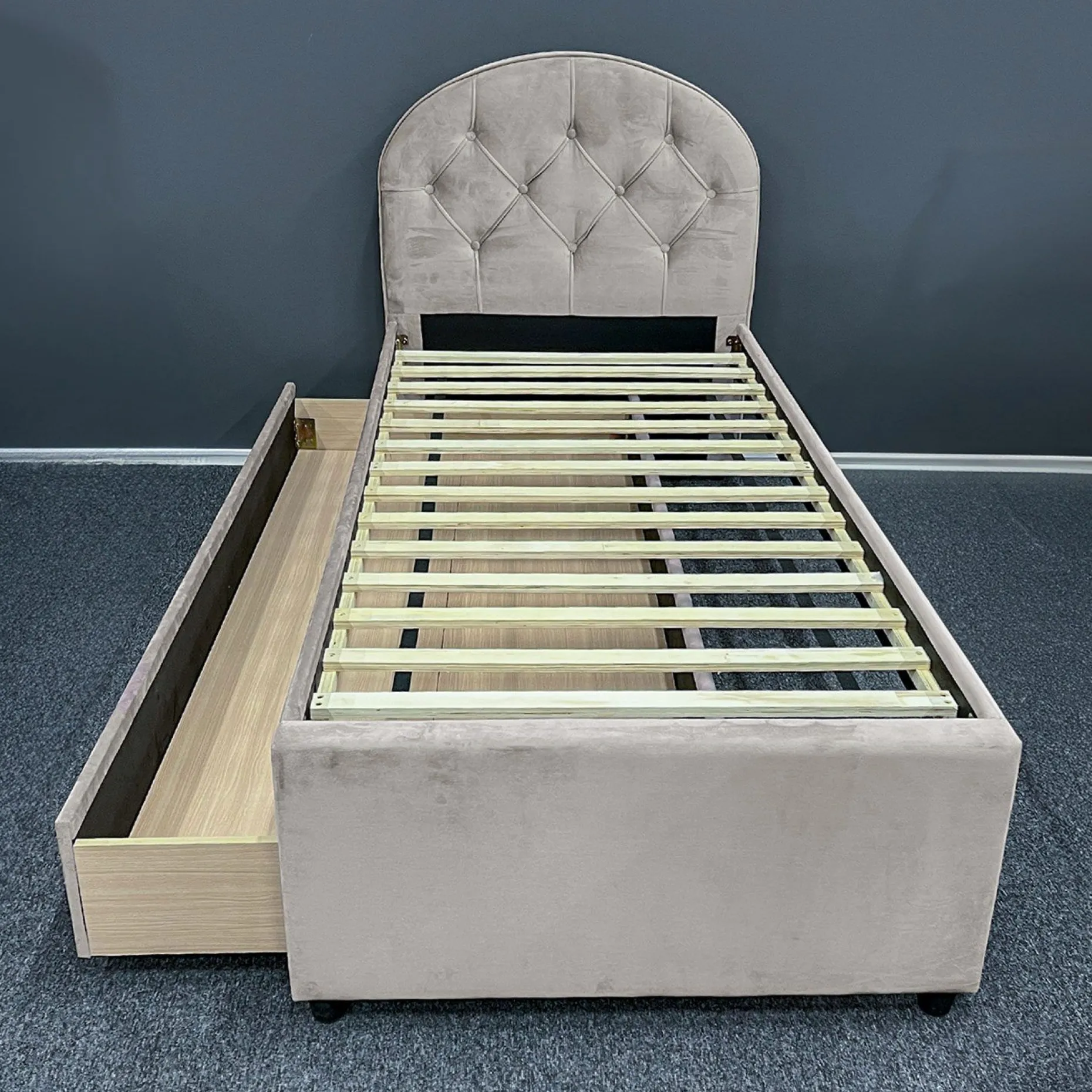 Seng HOME4YOU Lara 90x205 cm Champagne