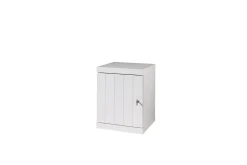 Seng med lamellbunn, nattbord, garderobe Robin