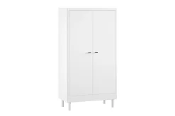 Seng med nattbord garderobe Forrest Hvit Bøk
