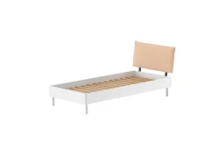 Seng med nattbord garderobe Forrest kommode med 3 skuffer Hvit Bøk