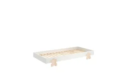 Seng Modulo med puslespillbiter som ben Hvit, 3