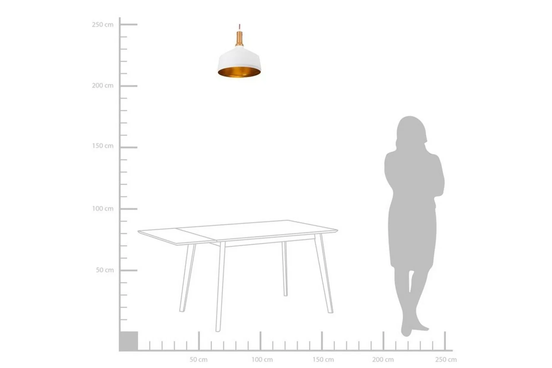 Sepik Taklampe 34 cm