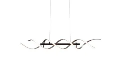 Sequence LED-Pendellampe Børstet Aluminium/Matt Svart