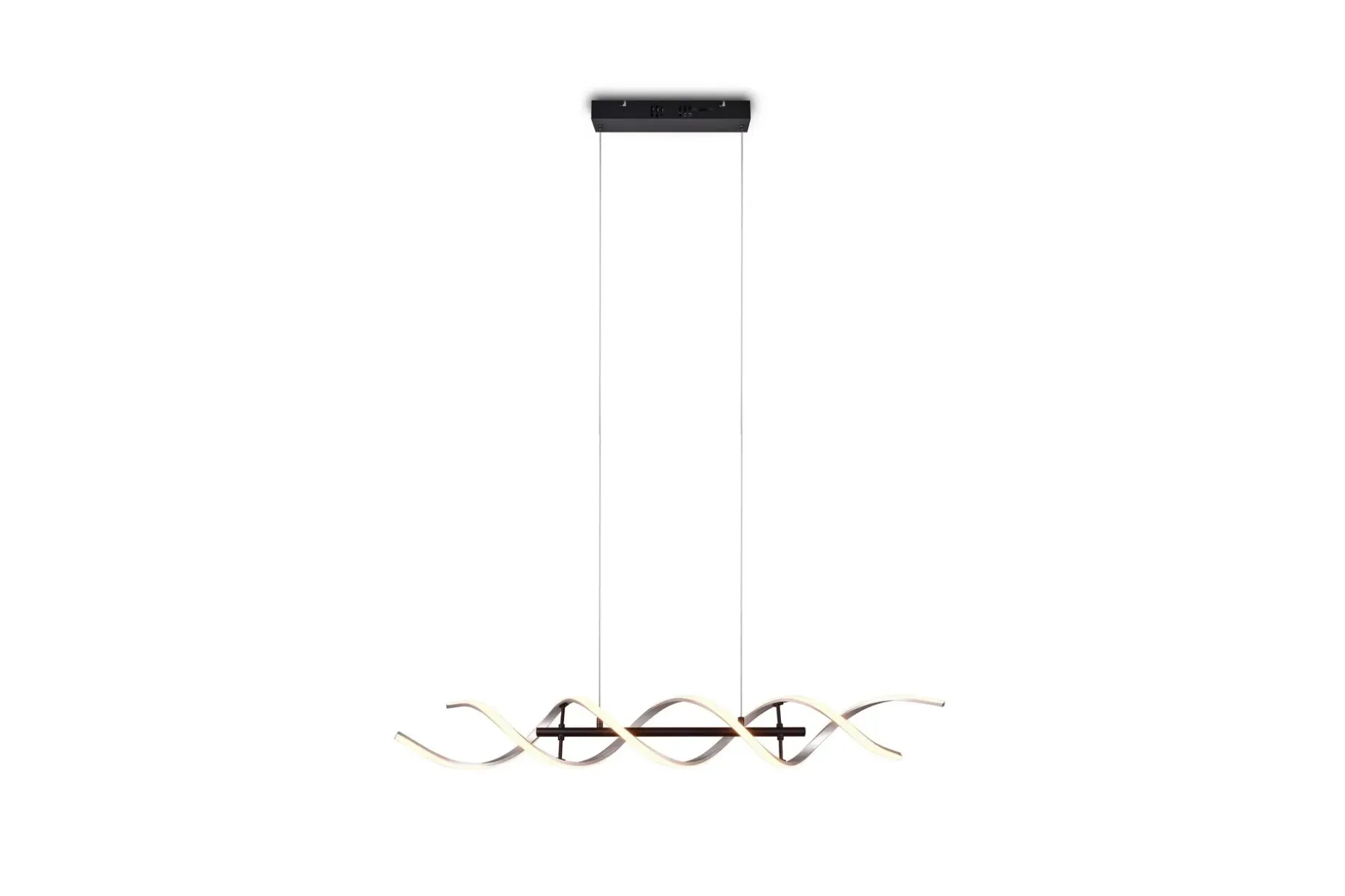 Sequence LED-Pendellampe Børstet Aluminium/Matt Svart