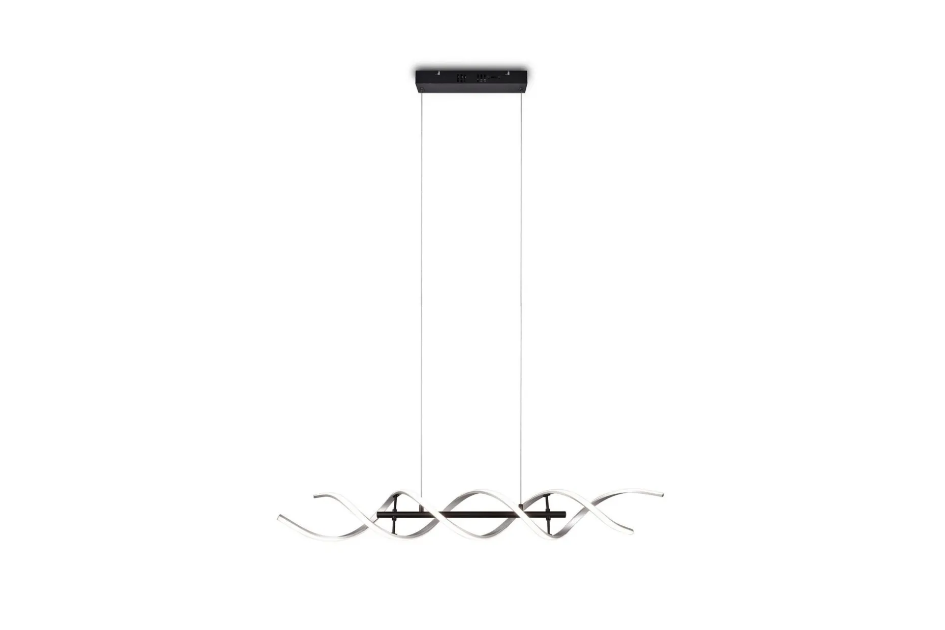 Sequence LED-Pendellampe Børstet Aluminium/Matt Svart