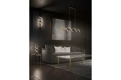 Sequence LED-Pendellampe Matt Messing/Matt Svart
