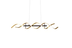 Sequence LED-Pendellampe Matt Messing/Matt Svart