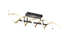 Sequence LED-Taklampe Matt Messing/Matt Svart