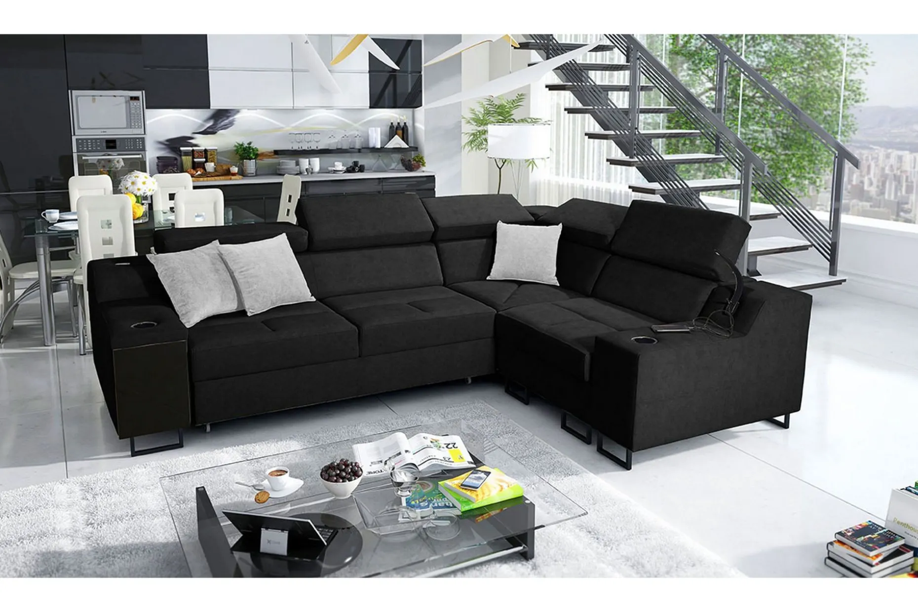4-seters Sovesofa Høyre