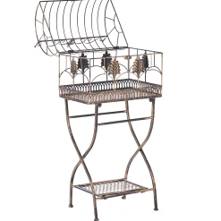 Sett med 2 hyller utendørs Sicily 43/37 cm 30/27 cm