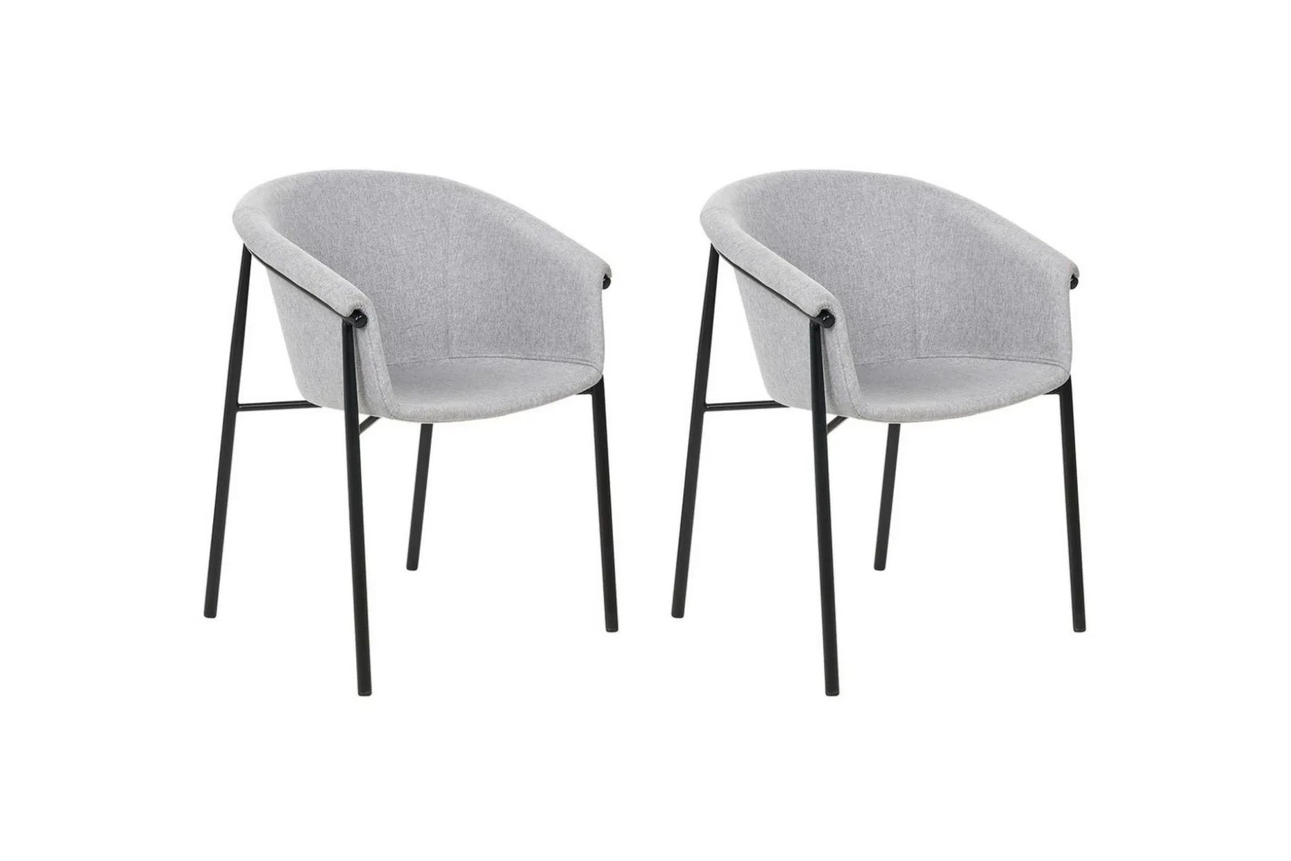 Sett med 2 spisestoler Ames