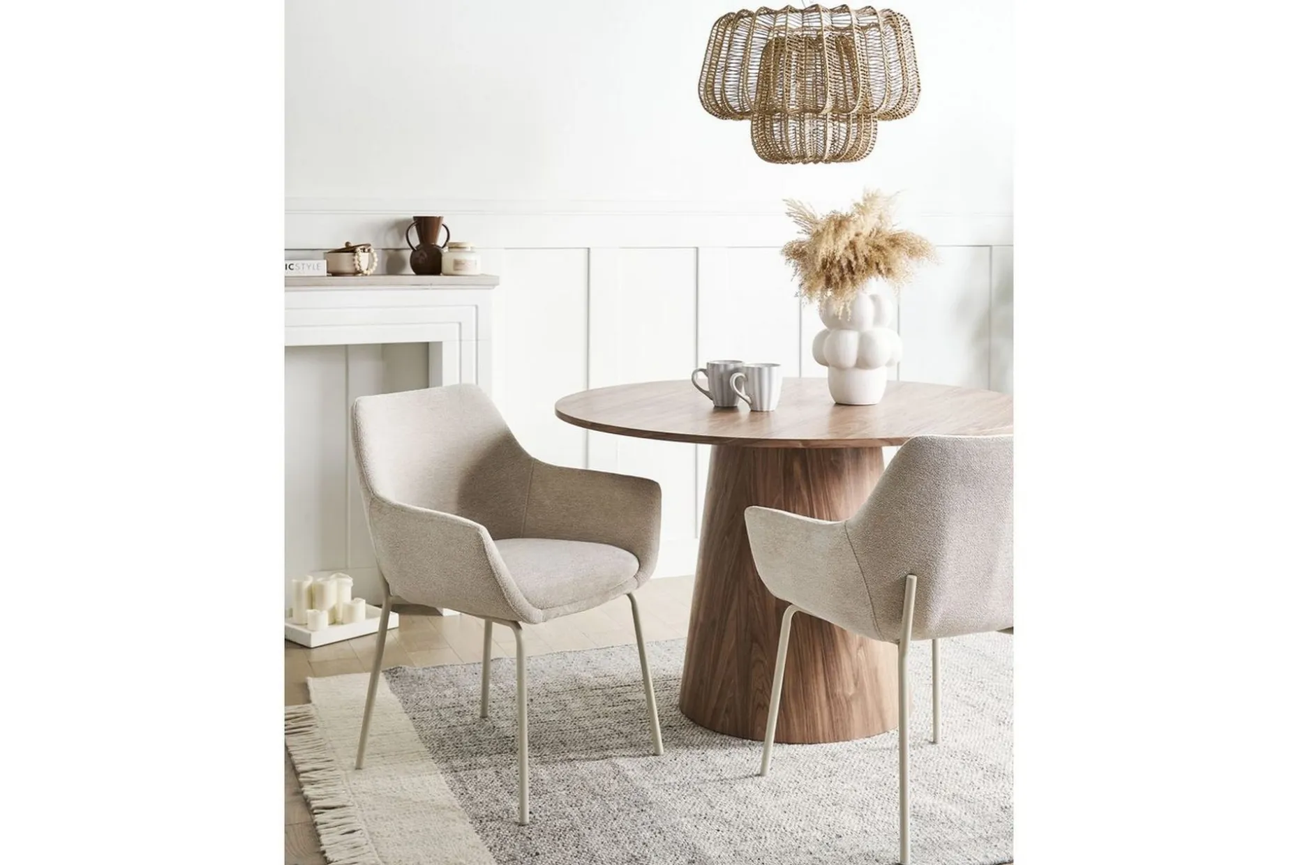 Sett med 2 spisestuestoler Bowdon