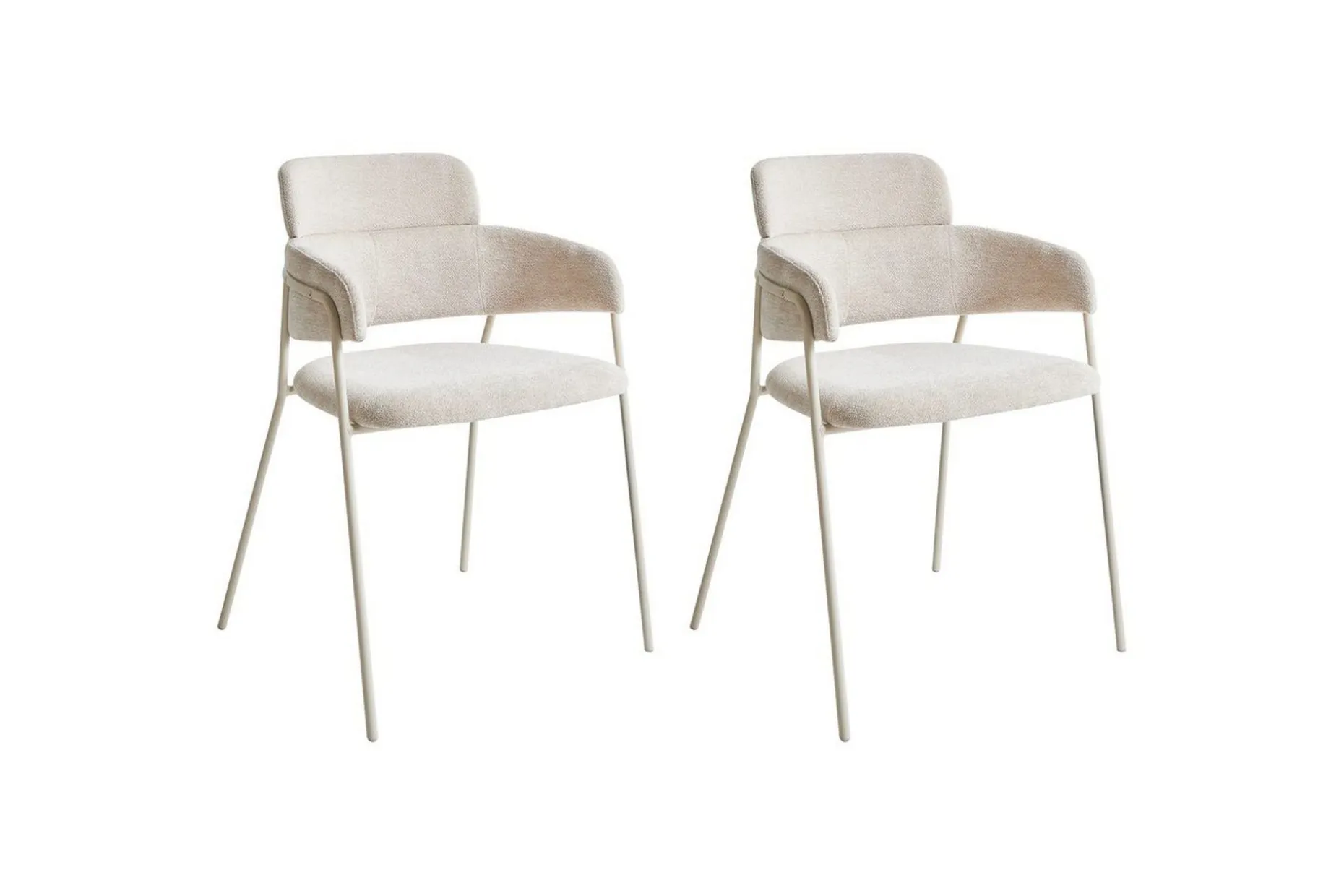 Sett med 2 spisestuestoler Paonia
