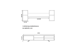 Seyra Tv-stativ 45 cm