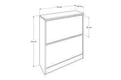 Shoe Cabinet Hvit