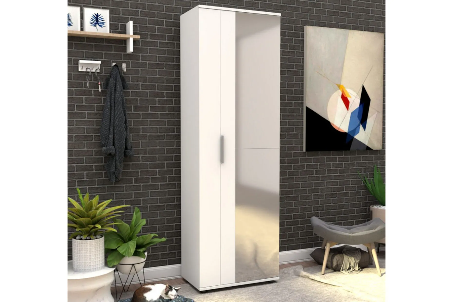 Shoe Cabinet Hvit