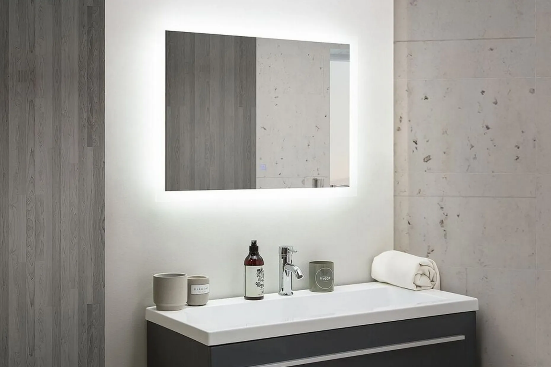 Shubrick Speil LED 60x80 cm