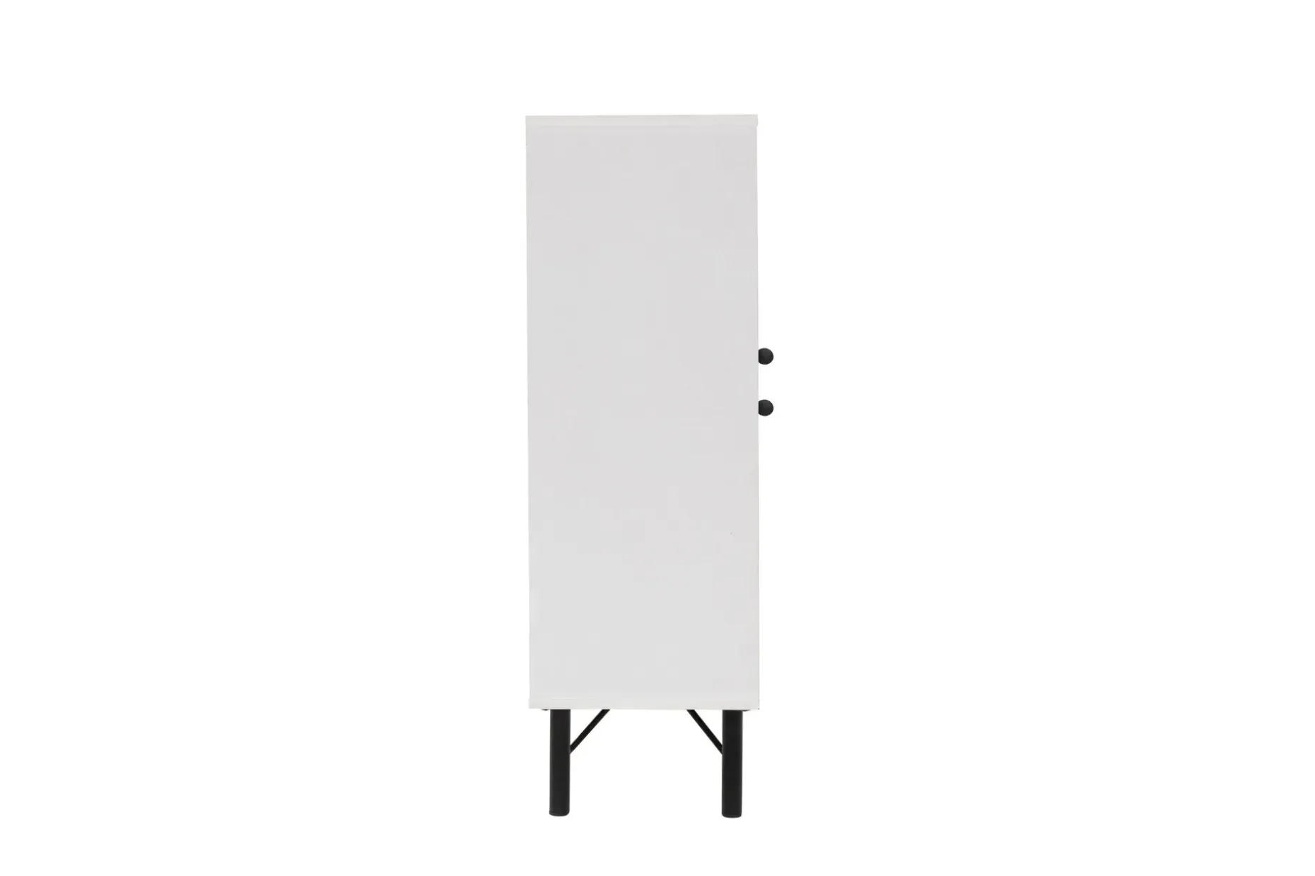 Sia Highboard 95x111 cm Hvit/Brun/Lilla/Gul