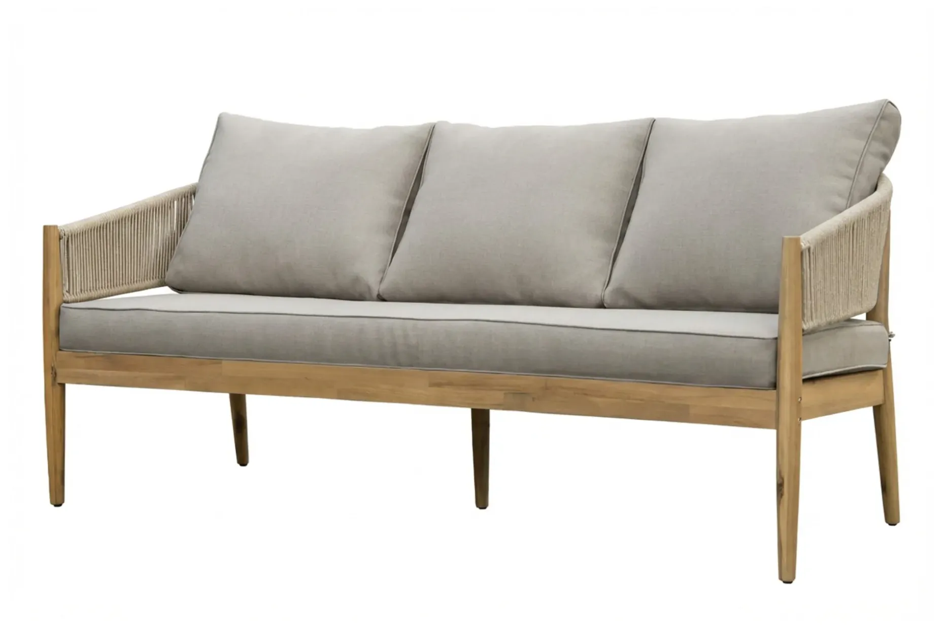 Siana 5-seters loungegruppe i treutseende med repdetaljer