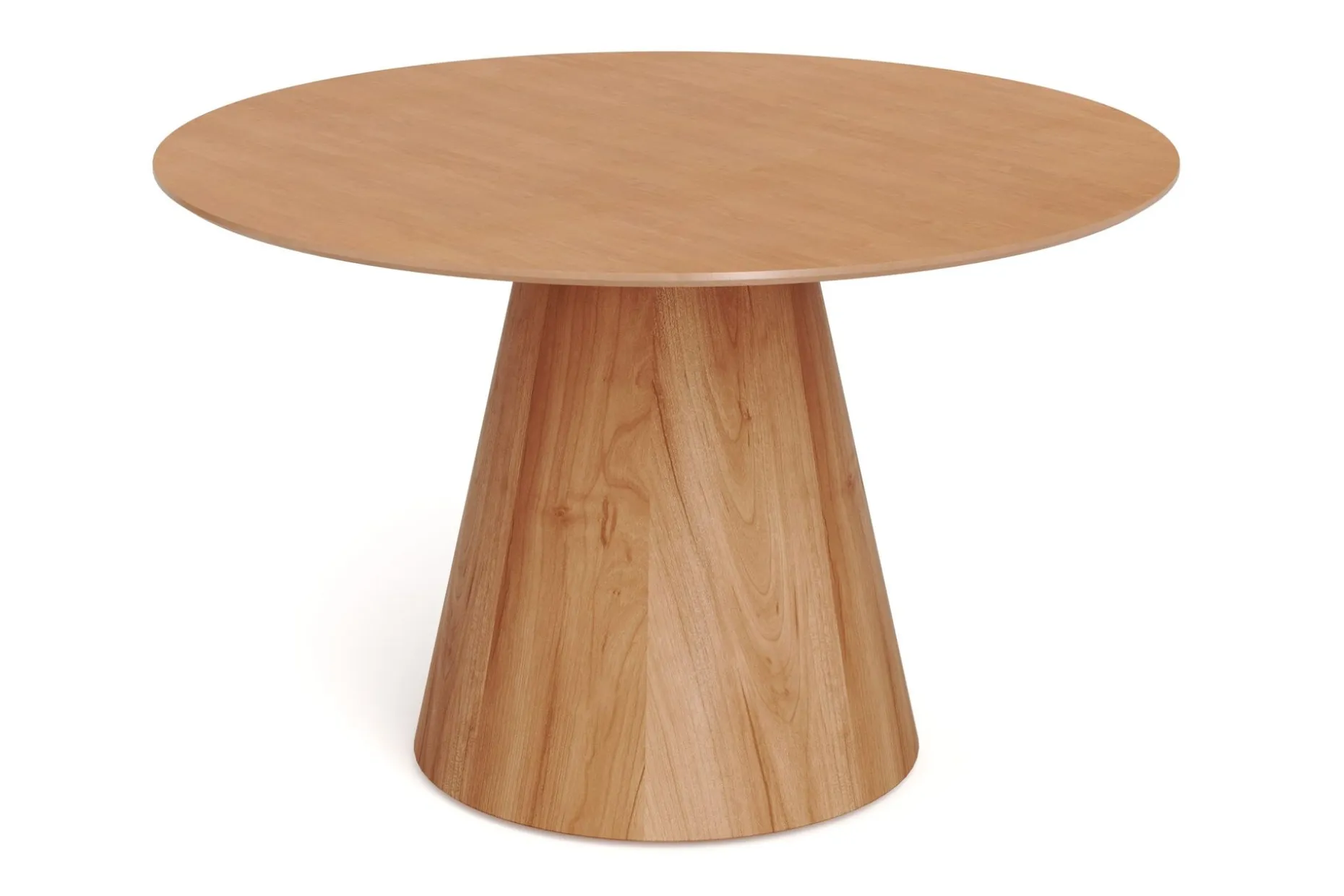 Siena spisegruppe rund 130 cm eik med 6 Nibe spisestoler