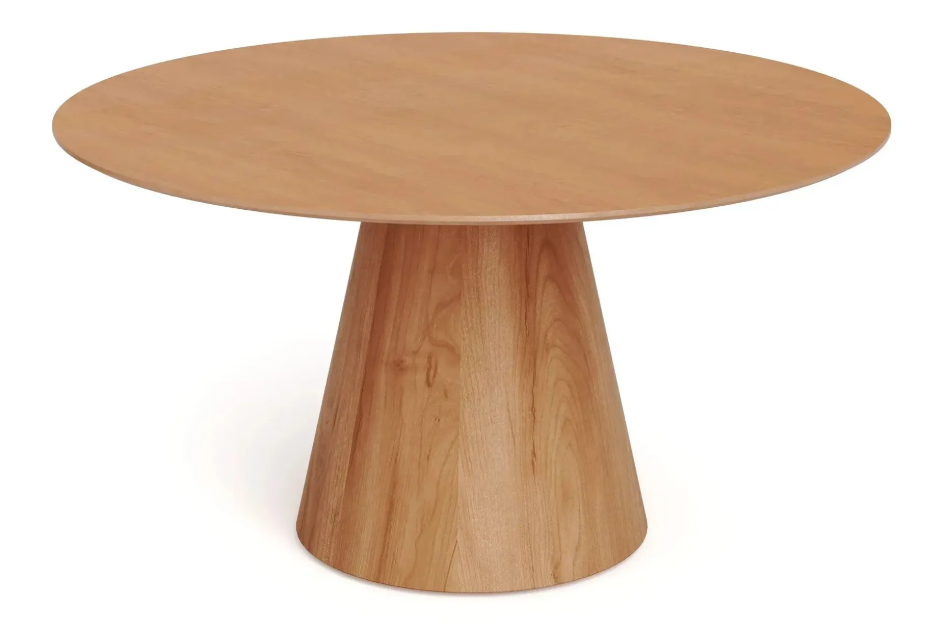 Siena spisegruppe rund 150 cm eik med 6 Filippa spisestoler