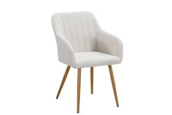 Siena spisegruppe rund 150 cm eik med 6 Filippa spisestoler