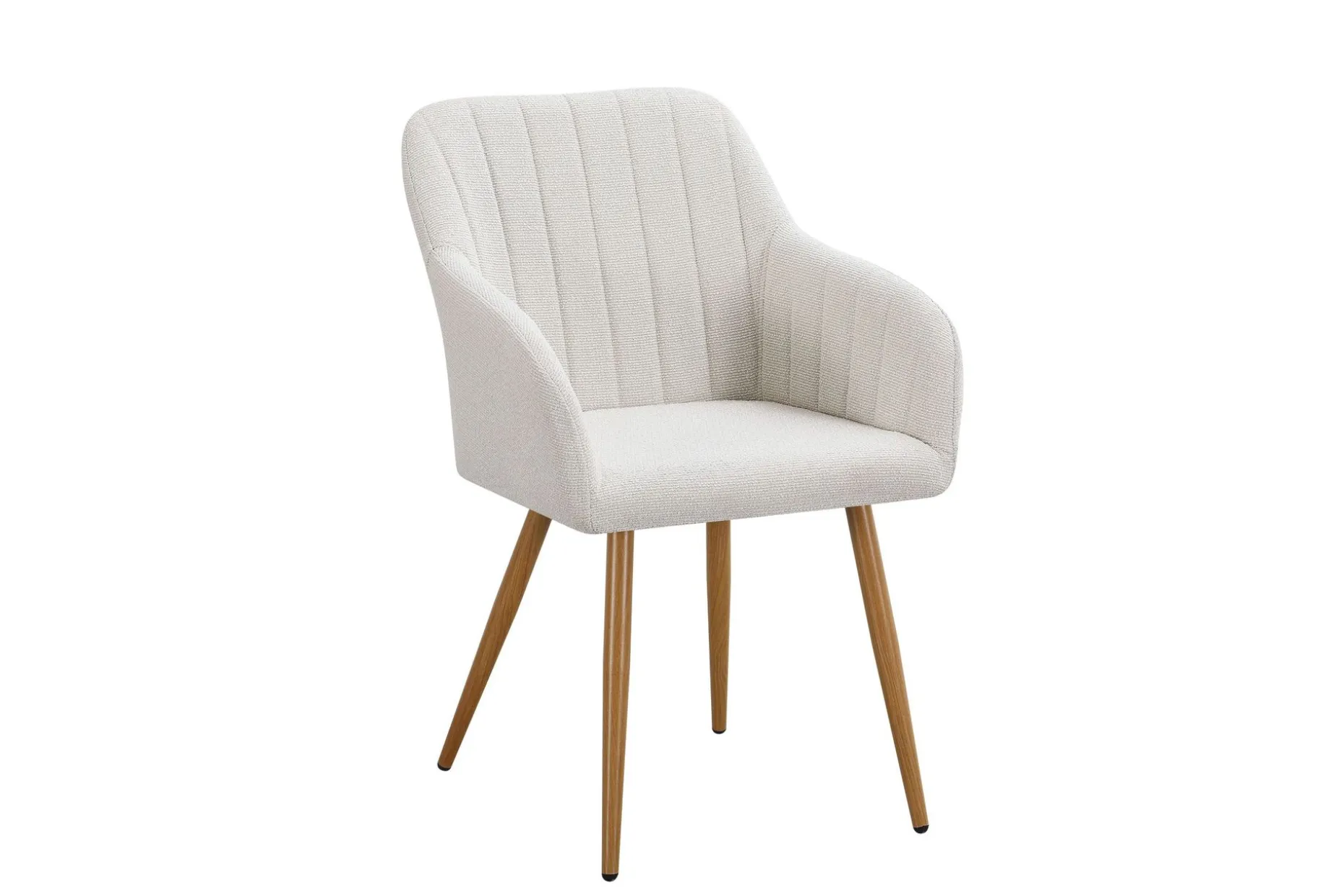 Siena spisegruppe rund 150 cm eik med 6 Filippa spisestoler