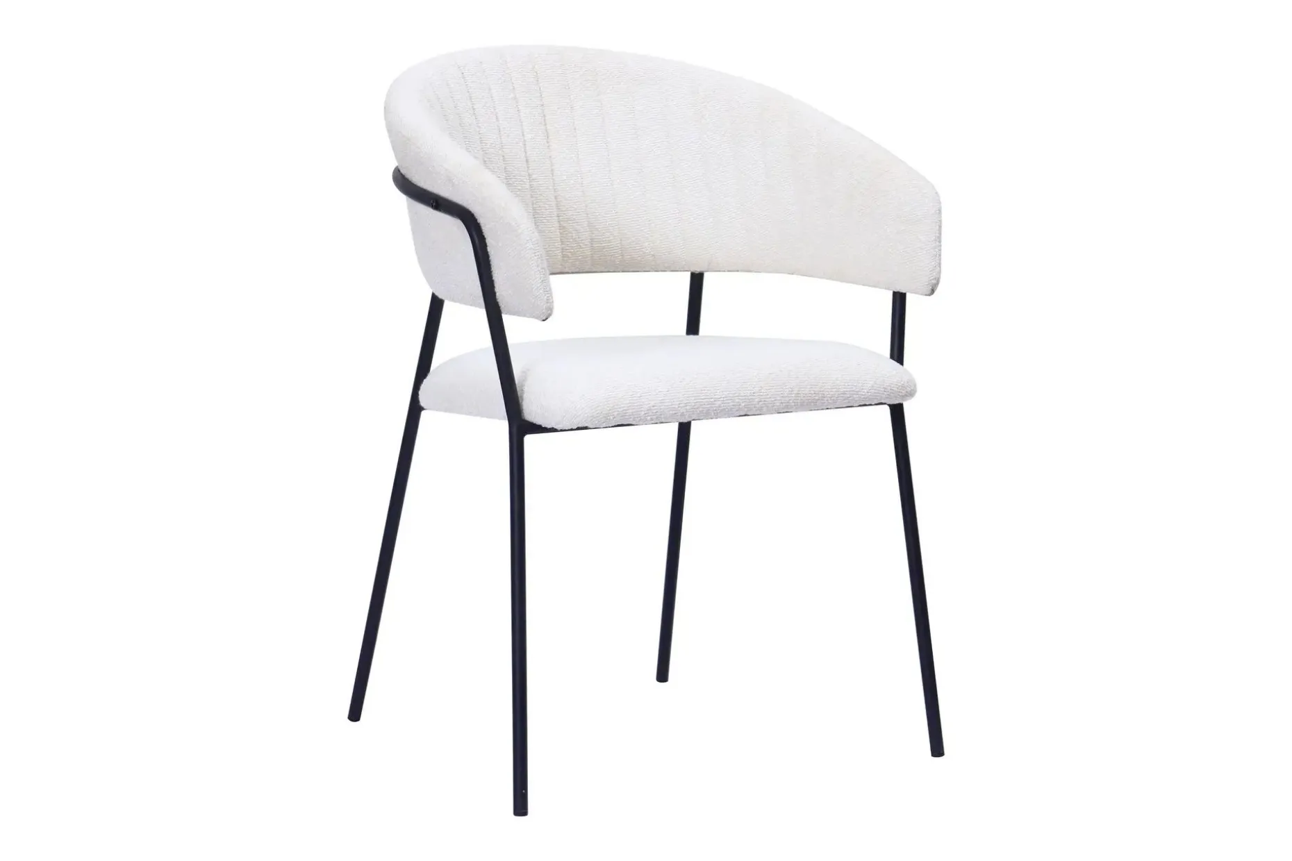 Siena spisegruppe rund 110 cm svart med 4 Gemmiano spisestoler