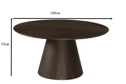 Siena Stort Spisebord Rundt 150 cm Finer