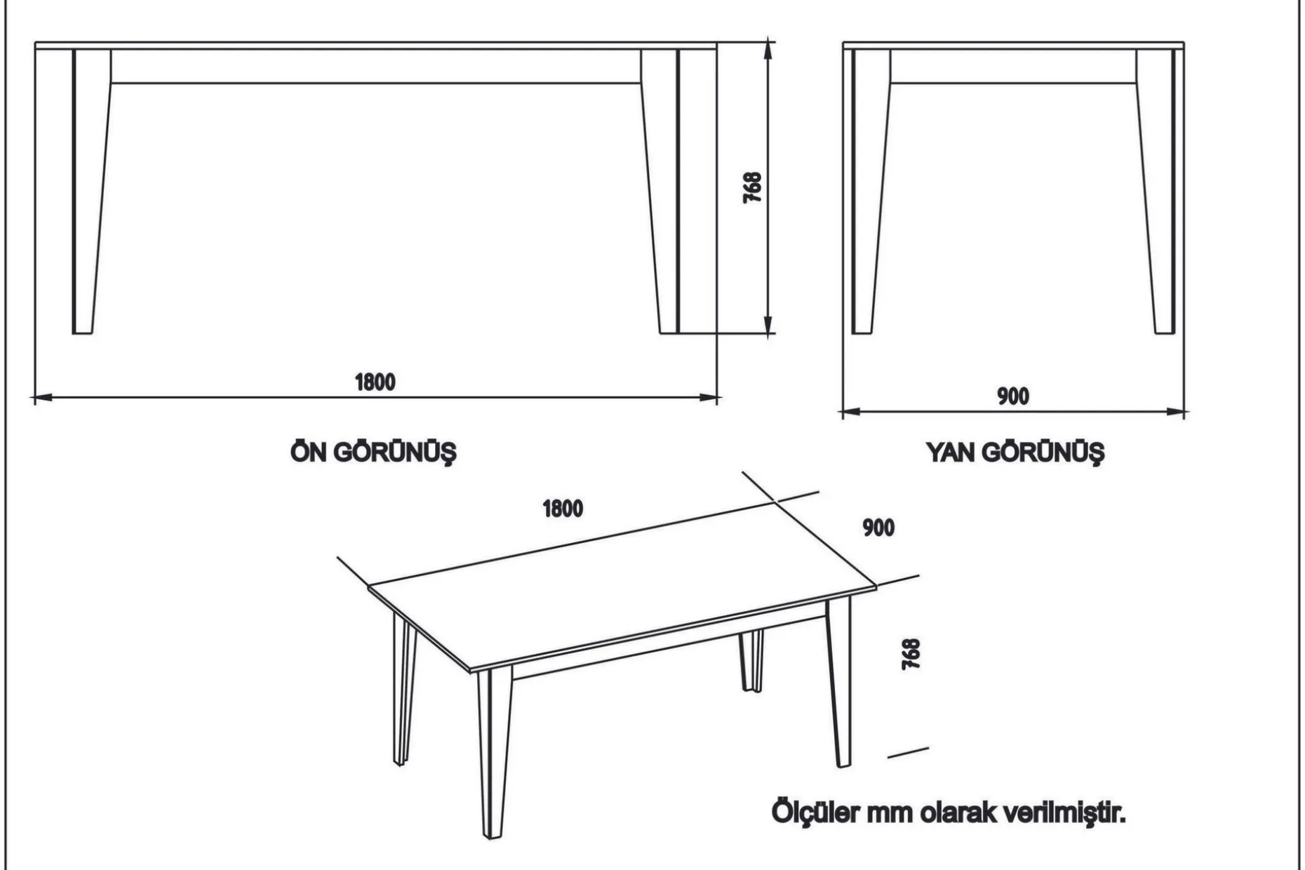 Sincerely Spisebord 180 cm