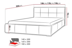 Sirdal Seng 160x200