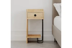 Sirius Nattbord 32x30 cm Lysbrun