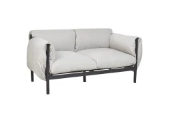 2-sitssoffa Beliani Esperia Grey, Black