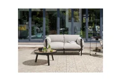2-sitssoffa Beliani Esperia Grey, Black