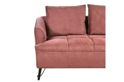 2-sitssoffa Beliani Hobro Brun, Svart Pink