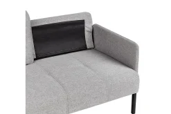 2-sitssoffa Beliani Lahti Beige, svart Light grey||Black