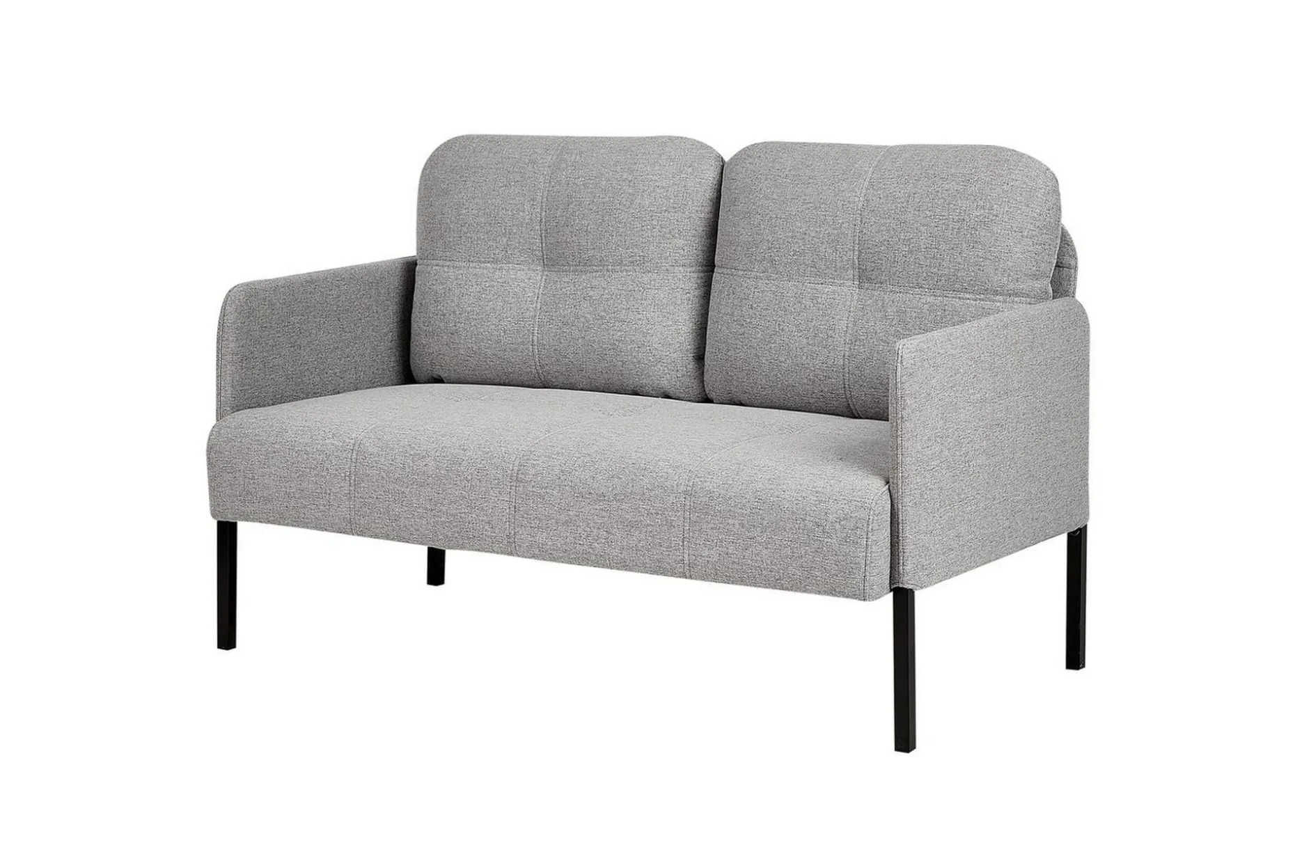 2-sitssoffa Beliani Lahti Beige, svart Light grey||Black