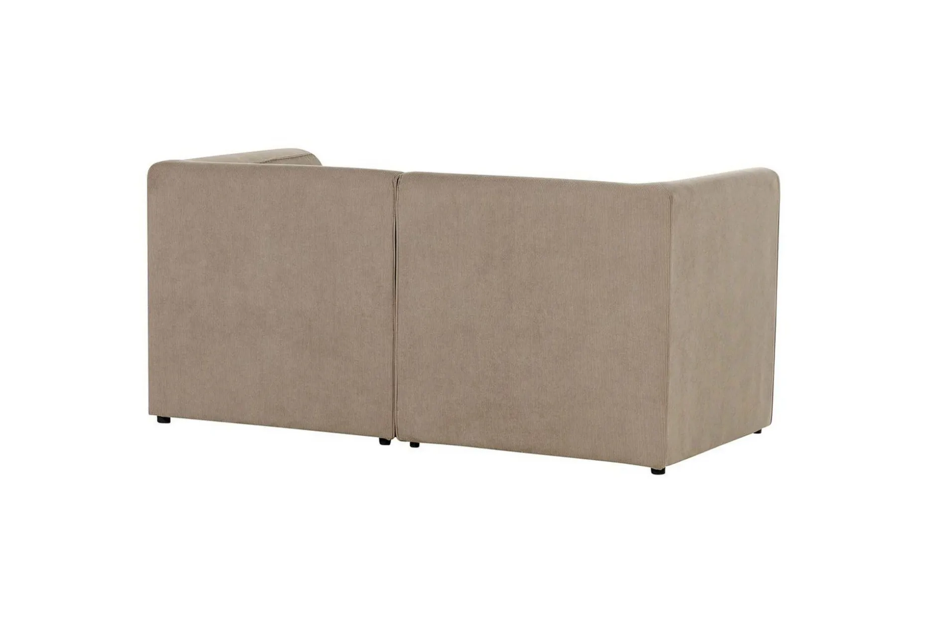 2-sitssoffa Beliani Lemvig Beige Taupe