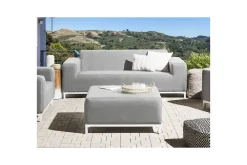 3-sitssoffa Beliani Rovigo Grey||White