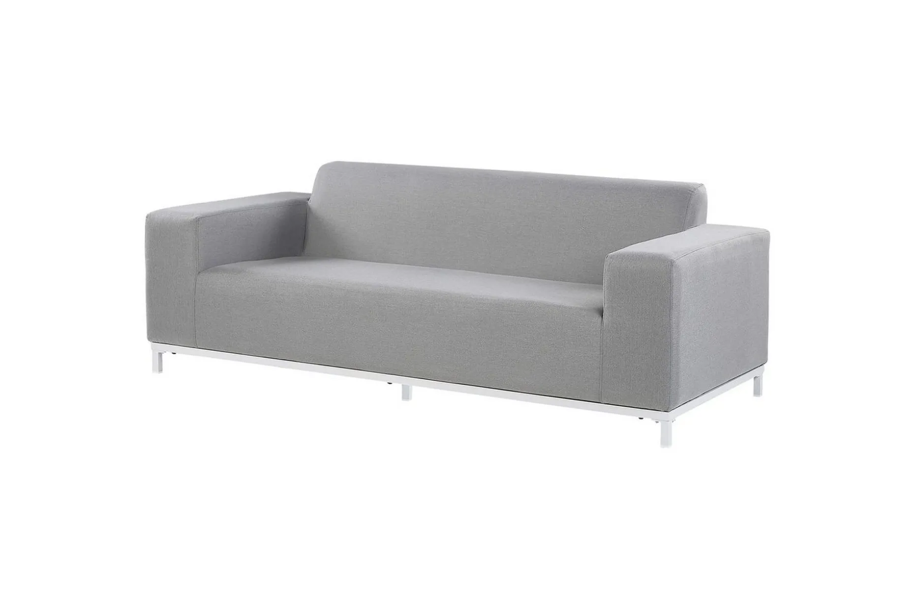 3-sitssoffa Beliani Rovigo Grey||White