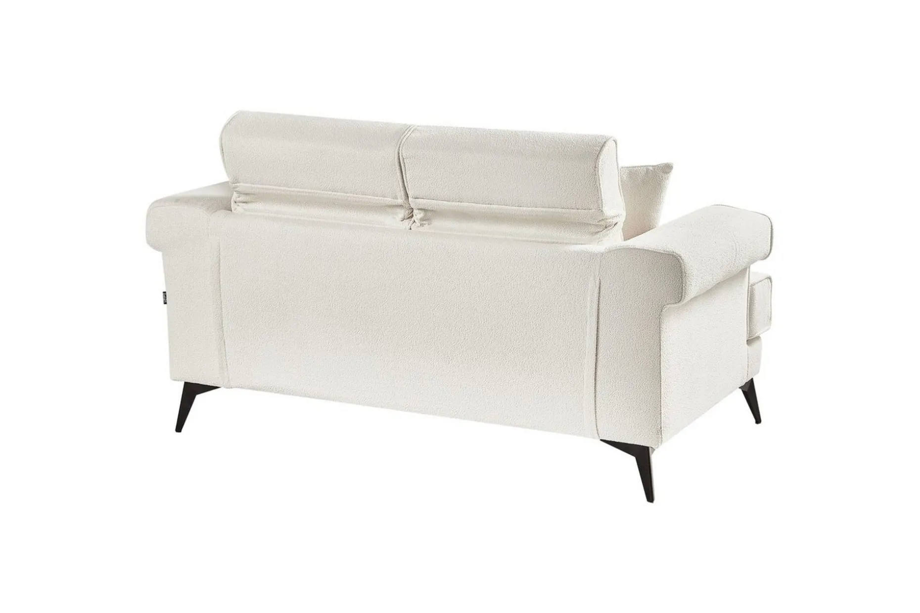 2-sitssoffa Beliani Skive Beige White||Black