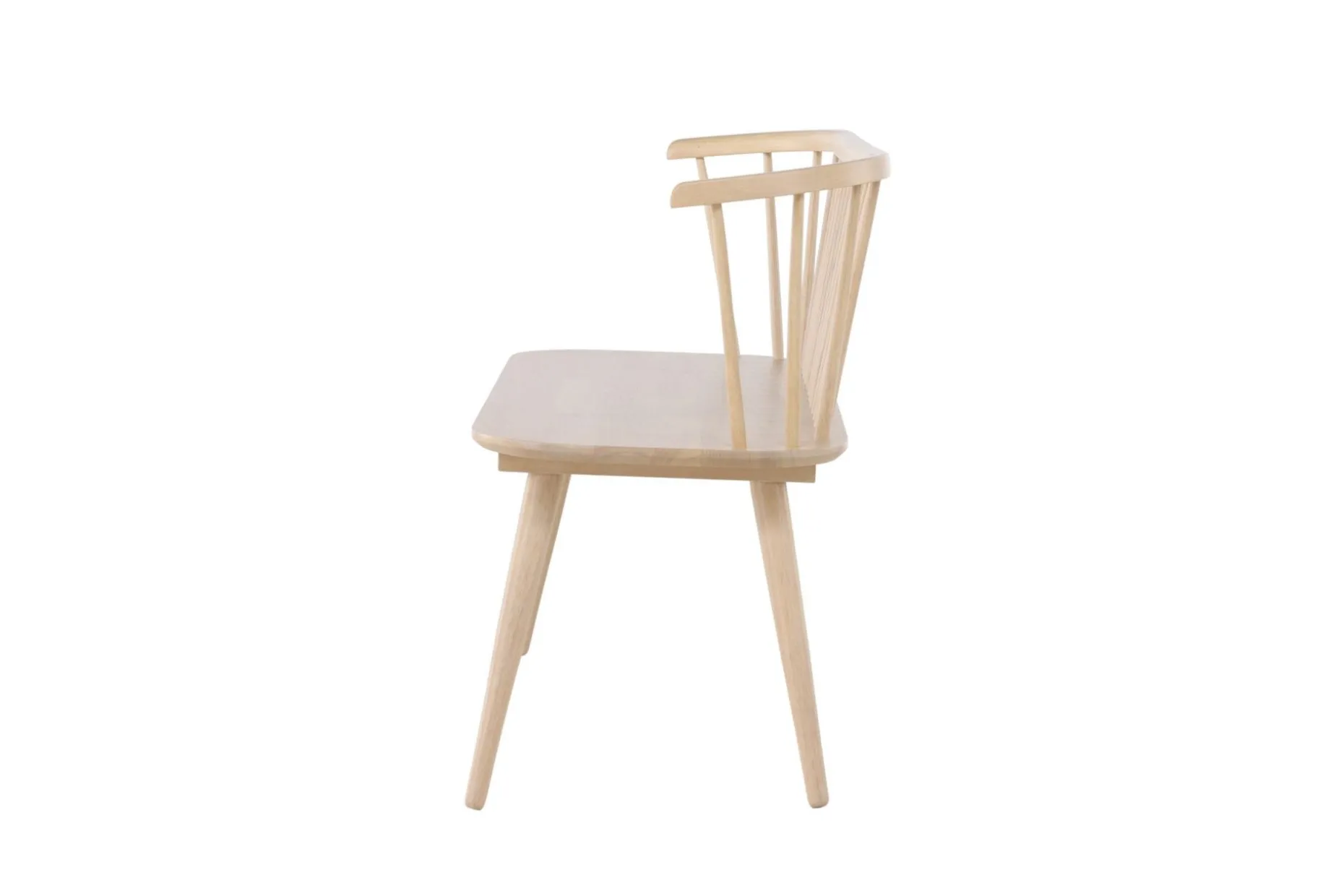 Sittebenk med ryggstøtte Venture Home Bobby sittebenk 120 cm Whitewash Hvitvasket